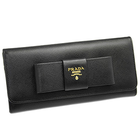 PRADA プラダ 財布 コピー 1M01132 SAF/FIOCCO サフィアーノフィオッコ 長財布 NERO ブラック